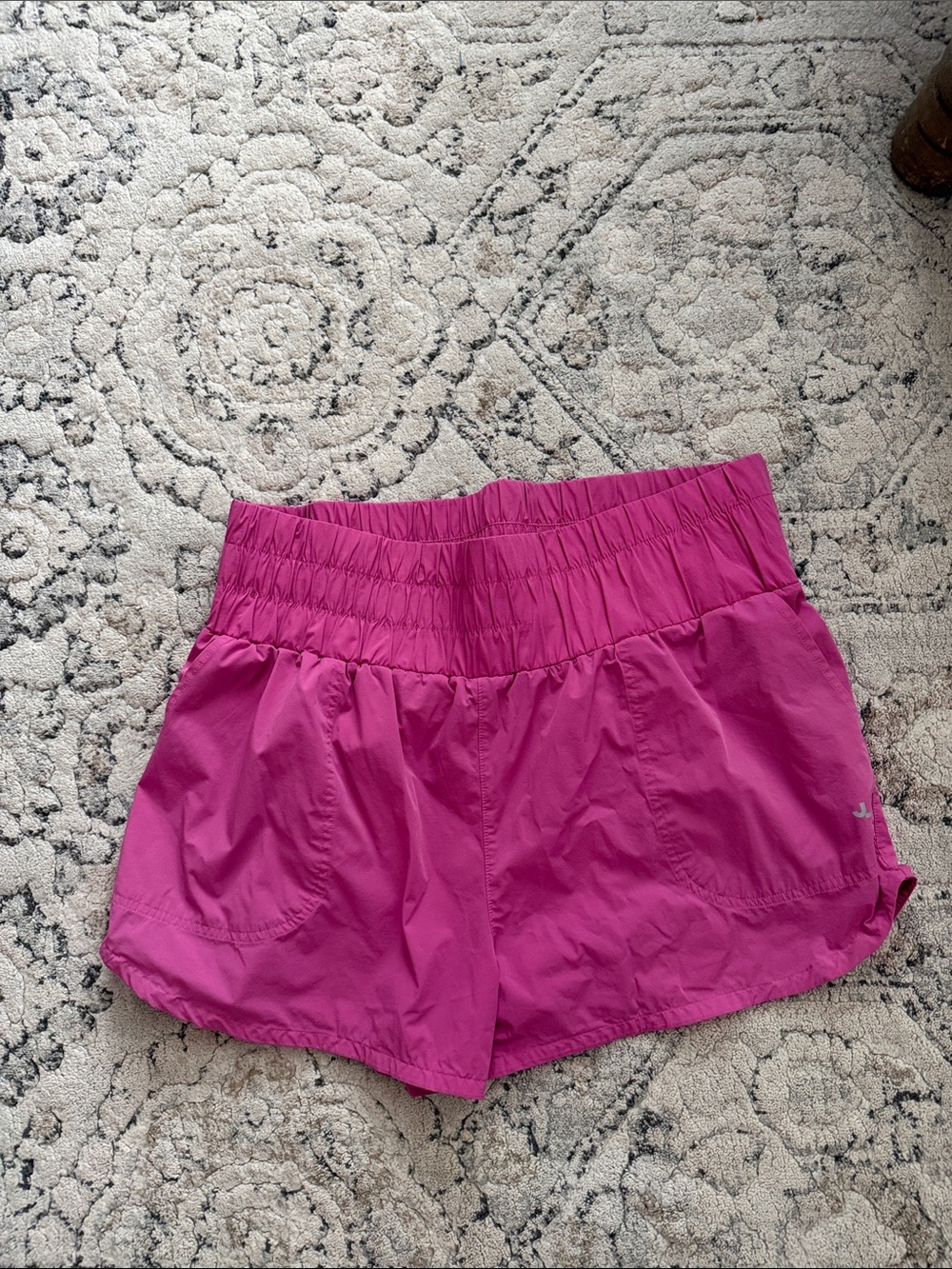 JoyLab Magenta Elastic-Waist Athletic Shorts